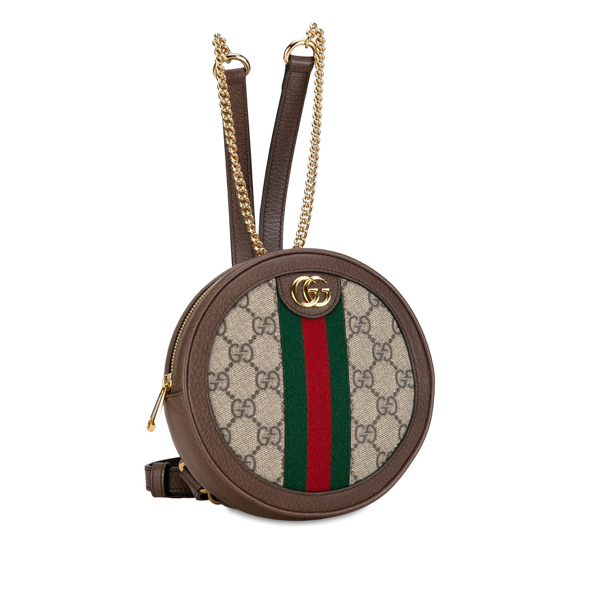 GUCCI Mini GG Supreme Round Ophidia Backpack