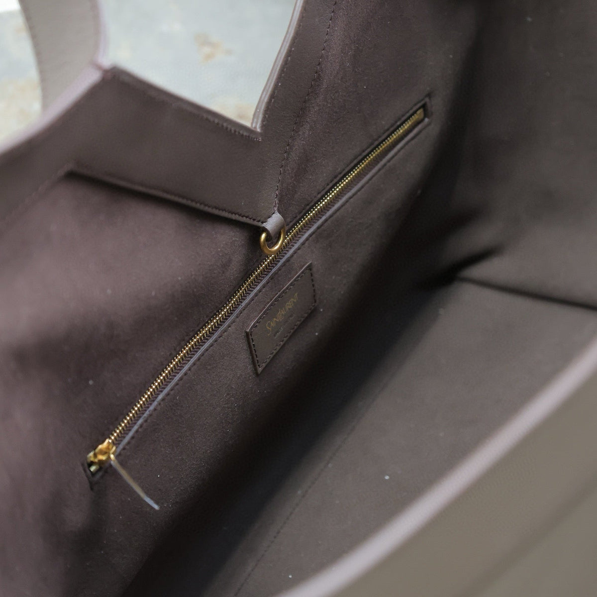 SL Y TOTE IN LEATHER BAG