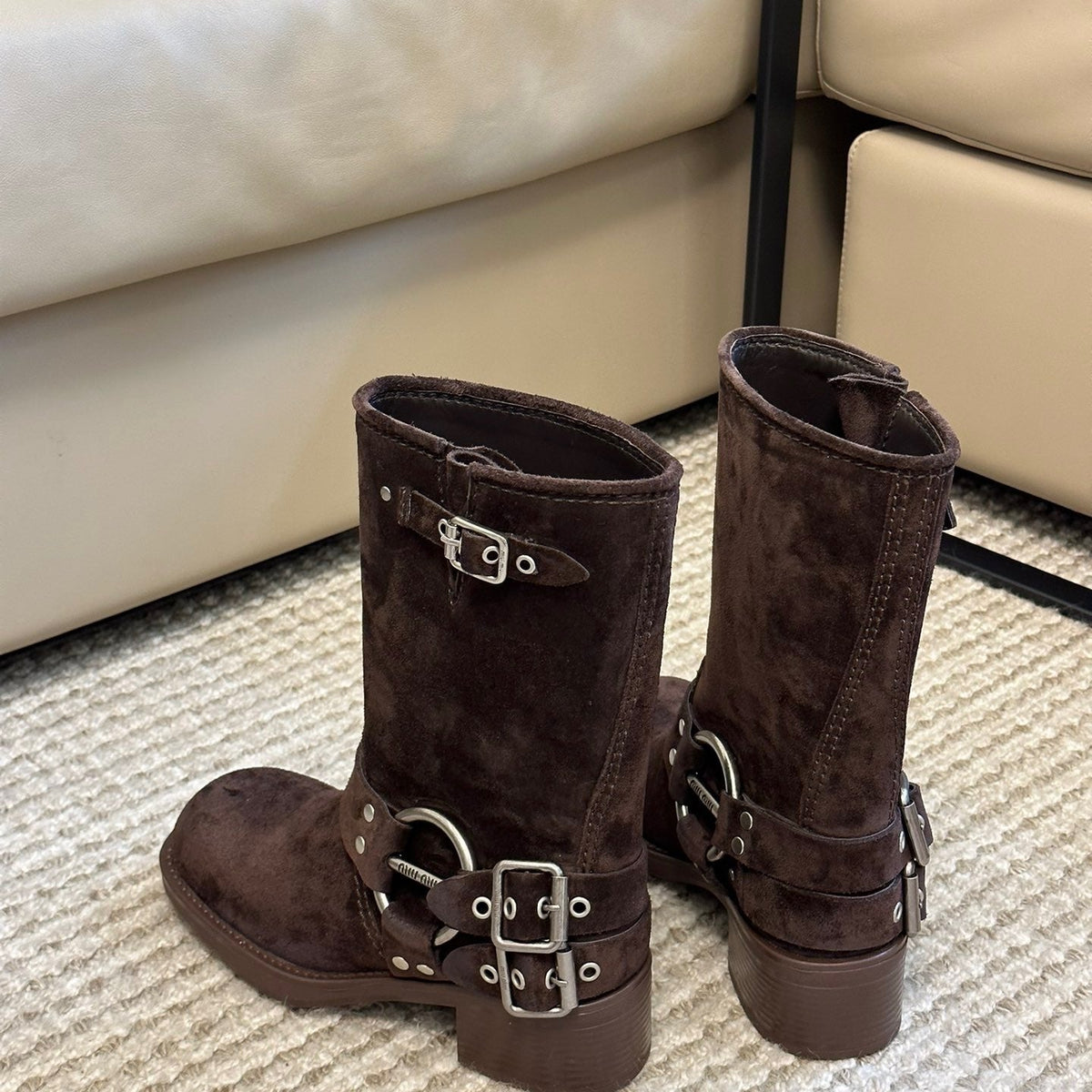 MIU M BOOTS