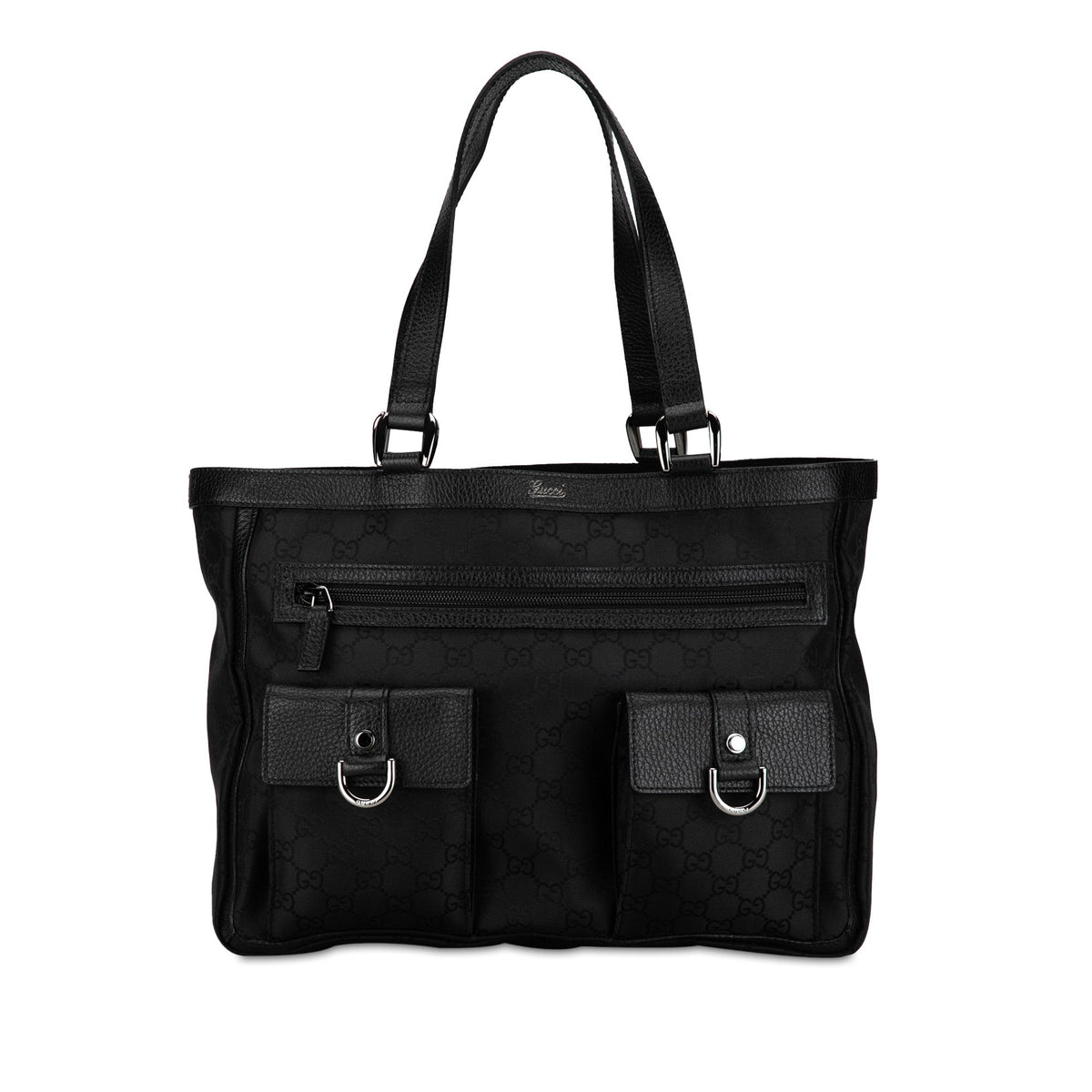 GUCCI GG Canvas Abbey D-Ring Tote Tote Bag