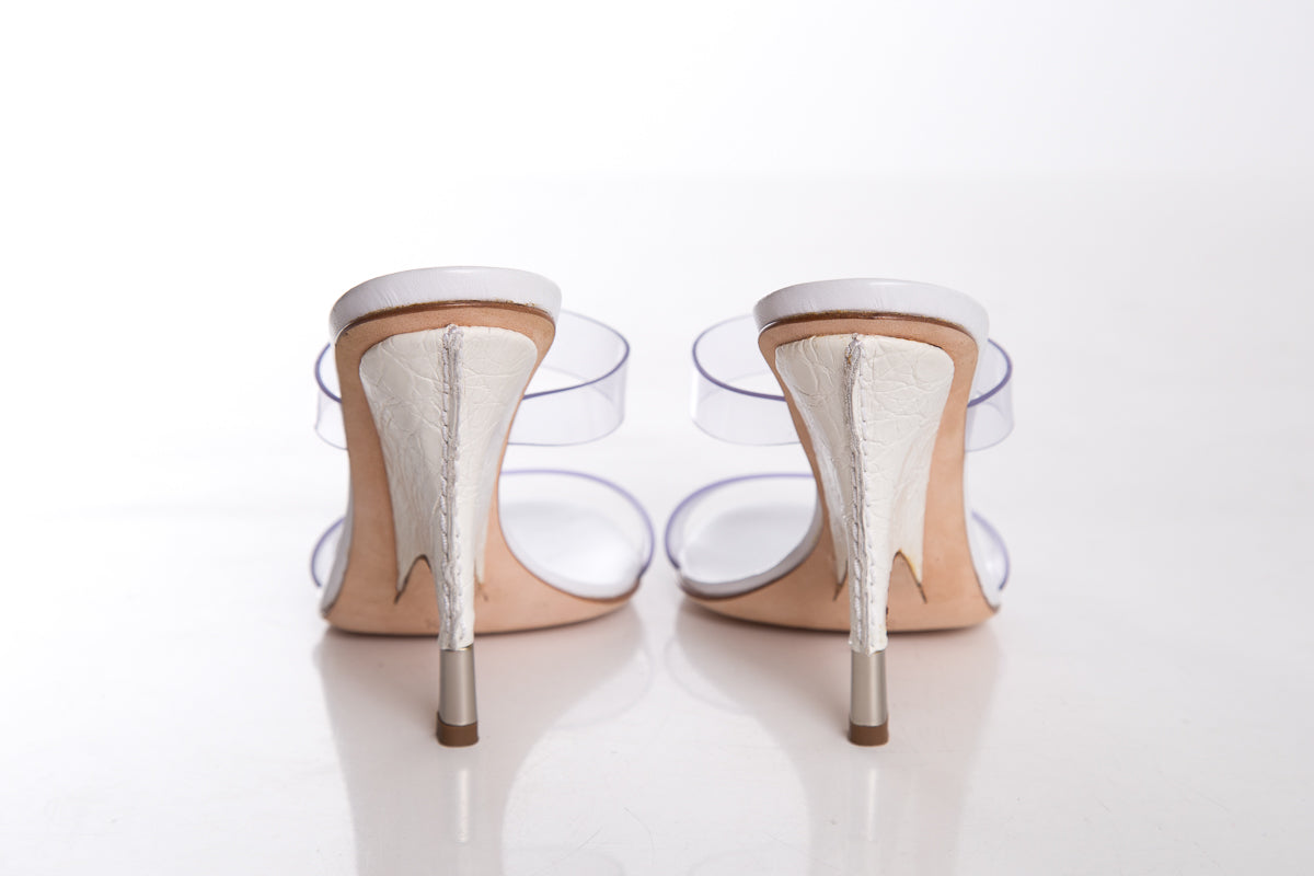 Giuseppe Zanotti White Heels SZ 5.5