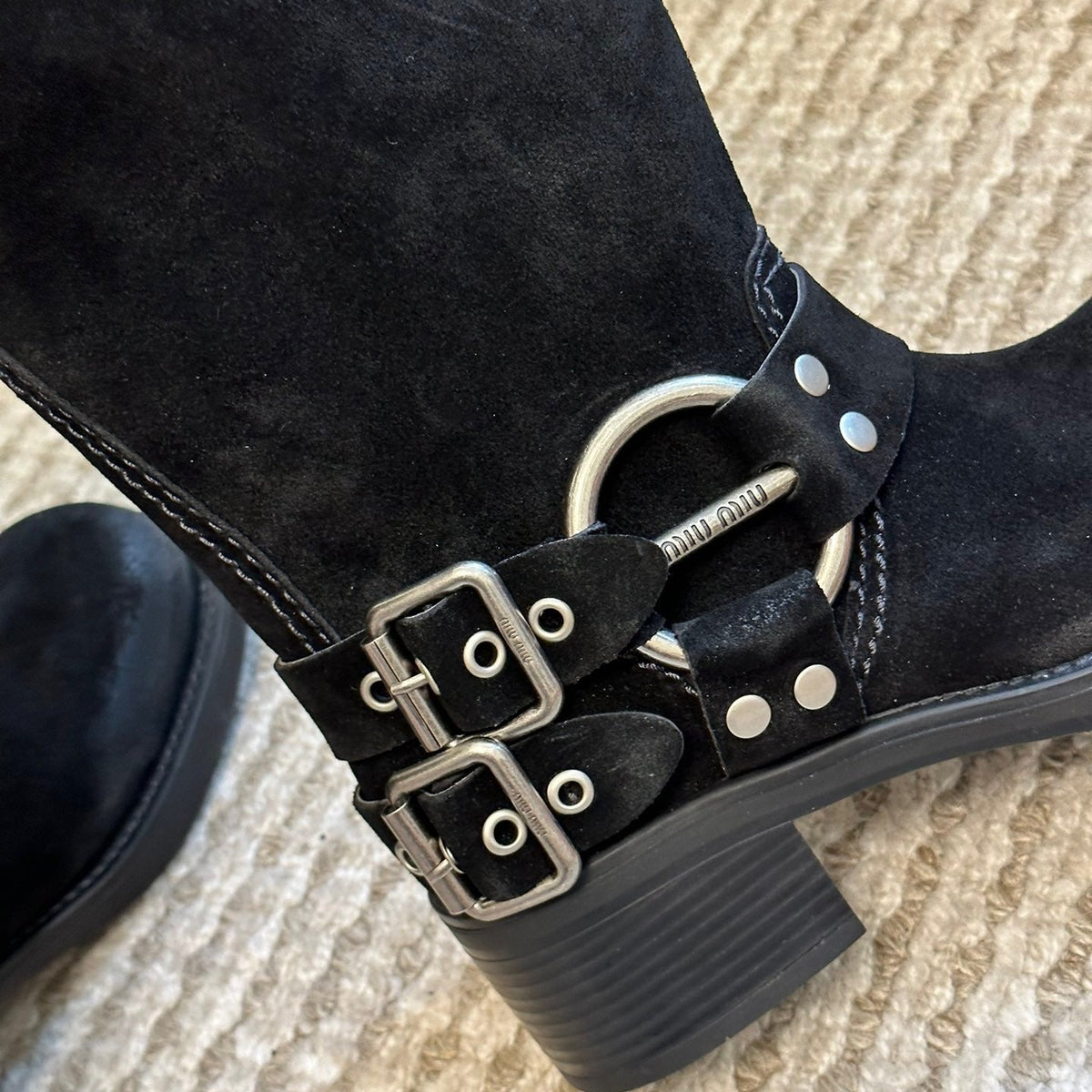 MIU M BOOTS