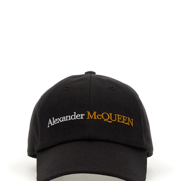 Alexander Mcqueen Men Baseball Hat With Logo