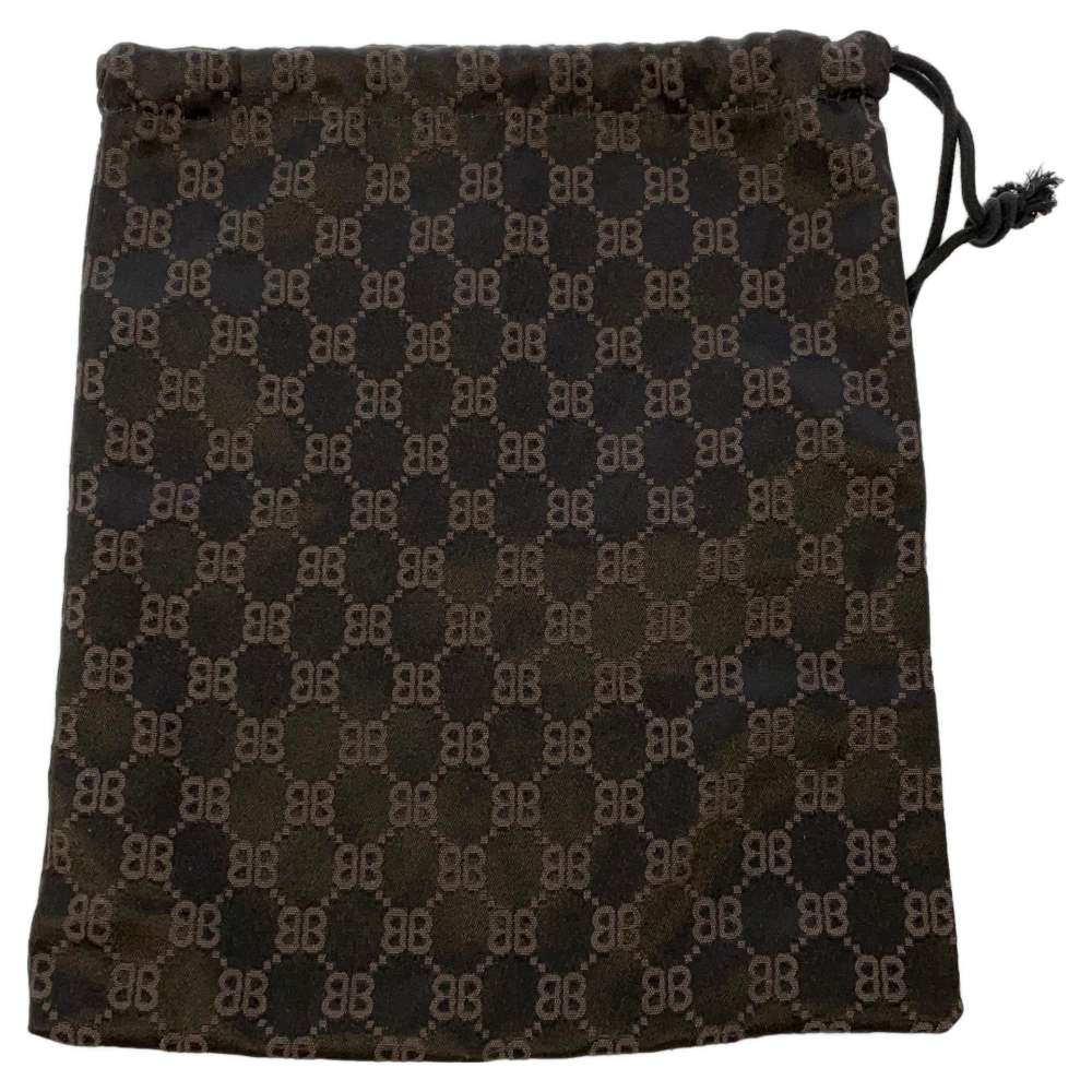 GUCCI BALENCIAGA Hacker Project ChainShoulder Bag Beige 443497 Leather