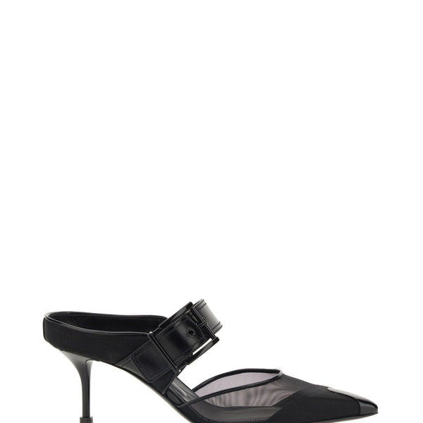 Alexander Mcqueen Women Punk Sandal With Buckle