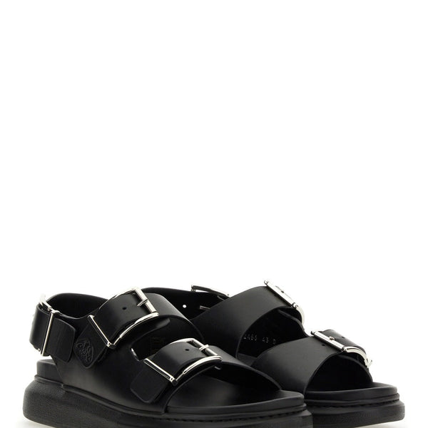 Alexander Mcqueen Men Leather Sandal