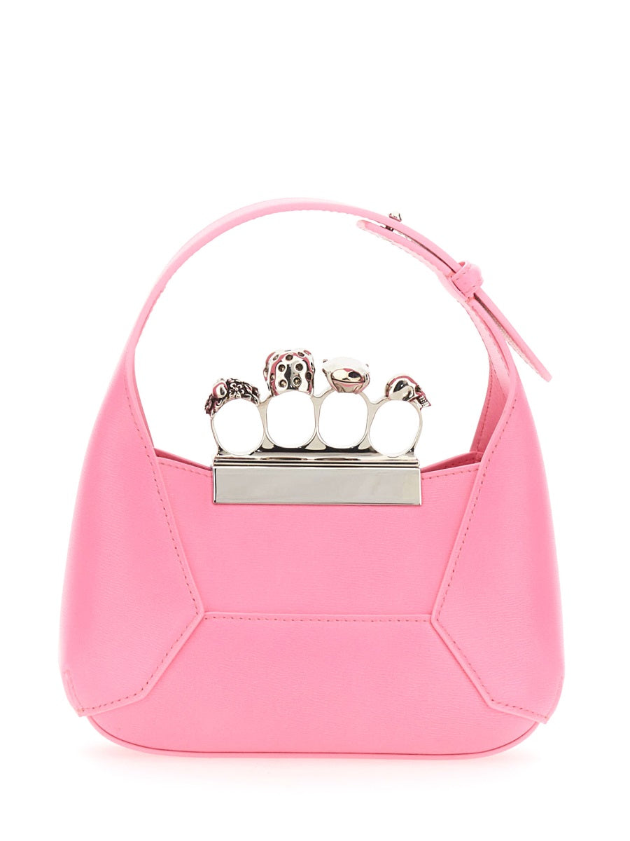 Alexander Mcqueen Women Jewelled Mini Hobo Bag