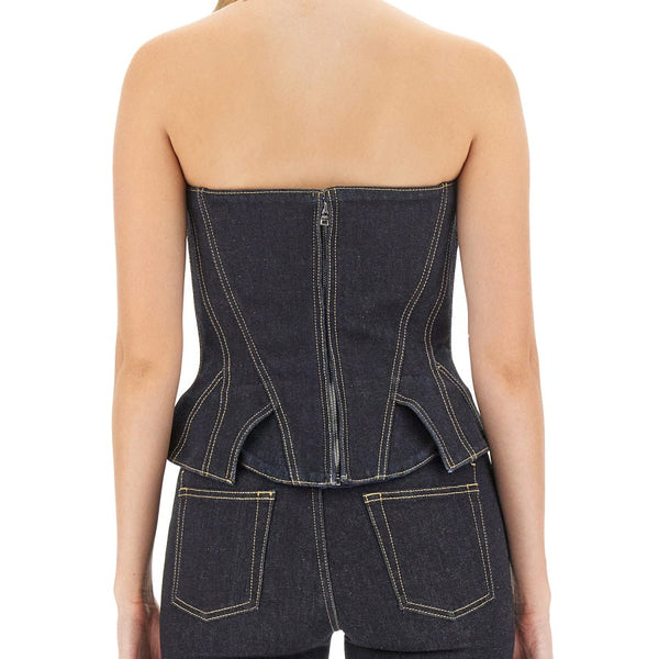 Alexander Mcqueen Women Top In Bustier