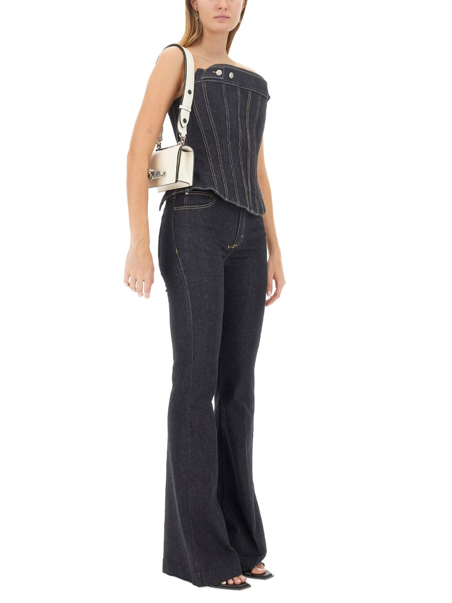 Alexander Mcqueen Women Top In Bustier