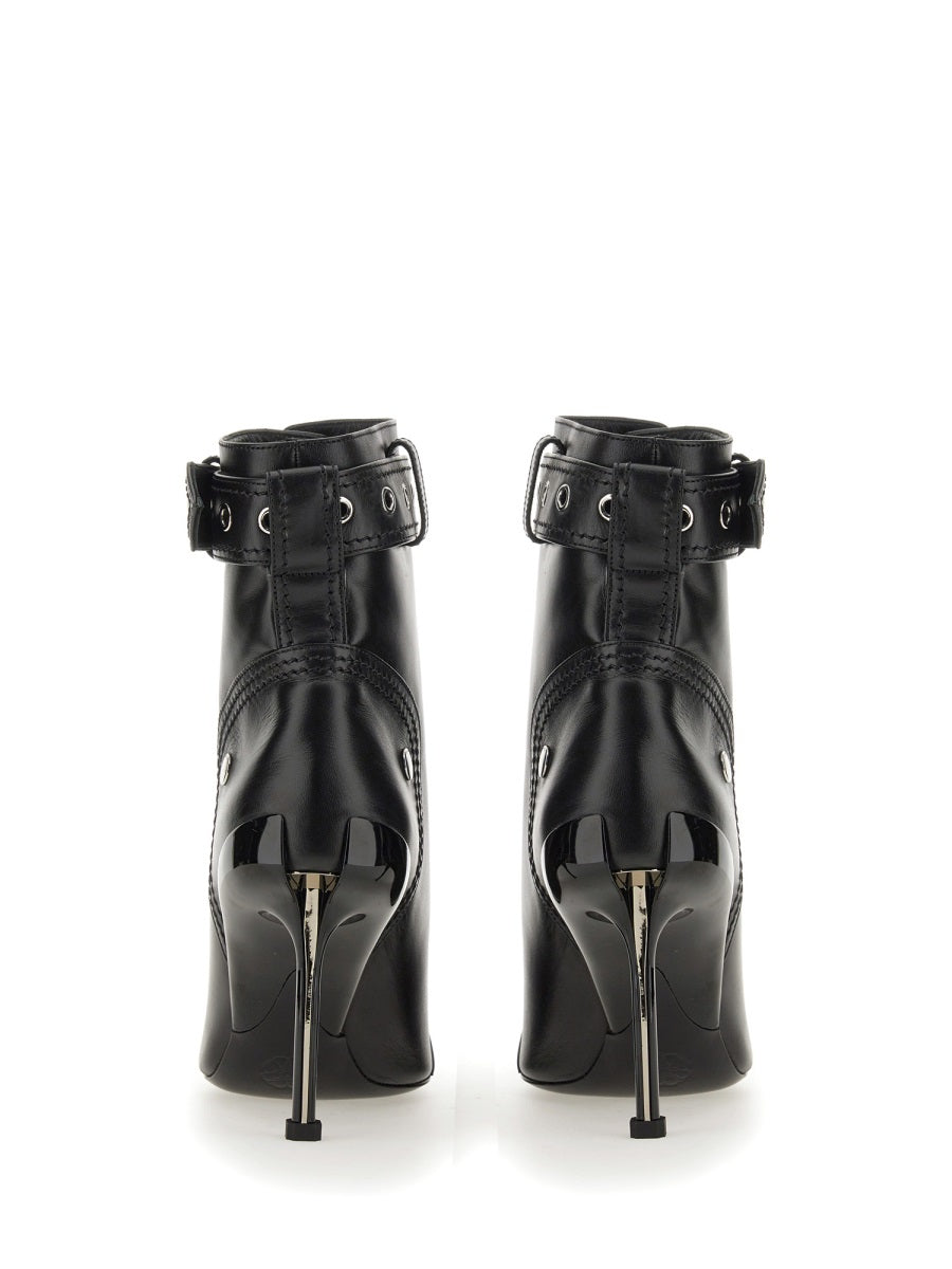 Alexander Mcqueen Women Slash Biker Boot
