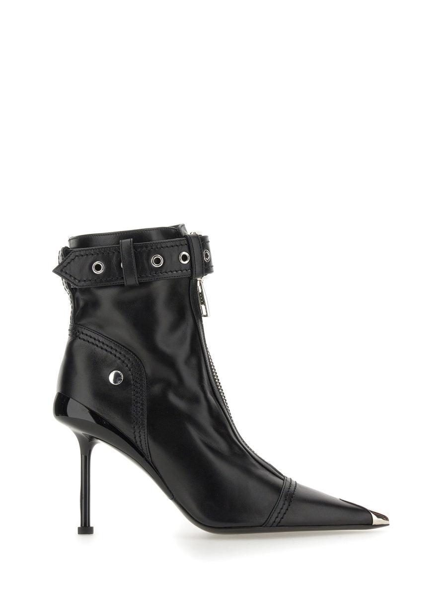 Alexander Mcqueen Women Slash Biker Boot