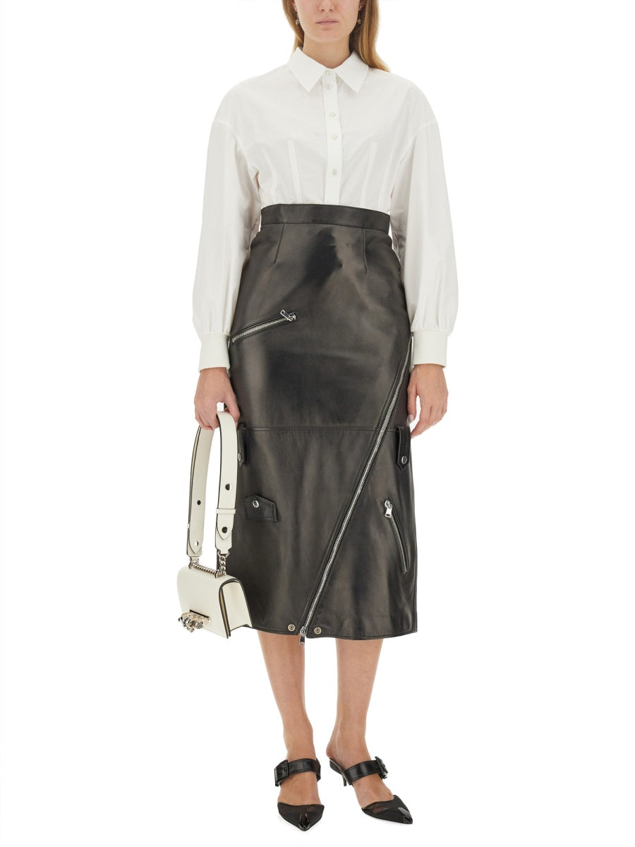 Alexander Mcqueen Women Midi Skirt