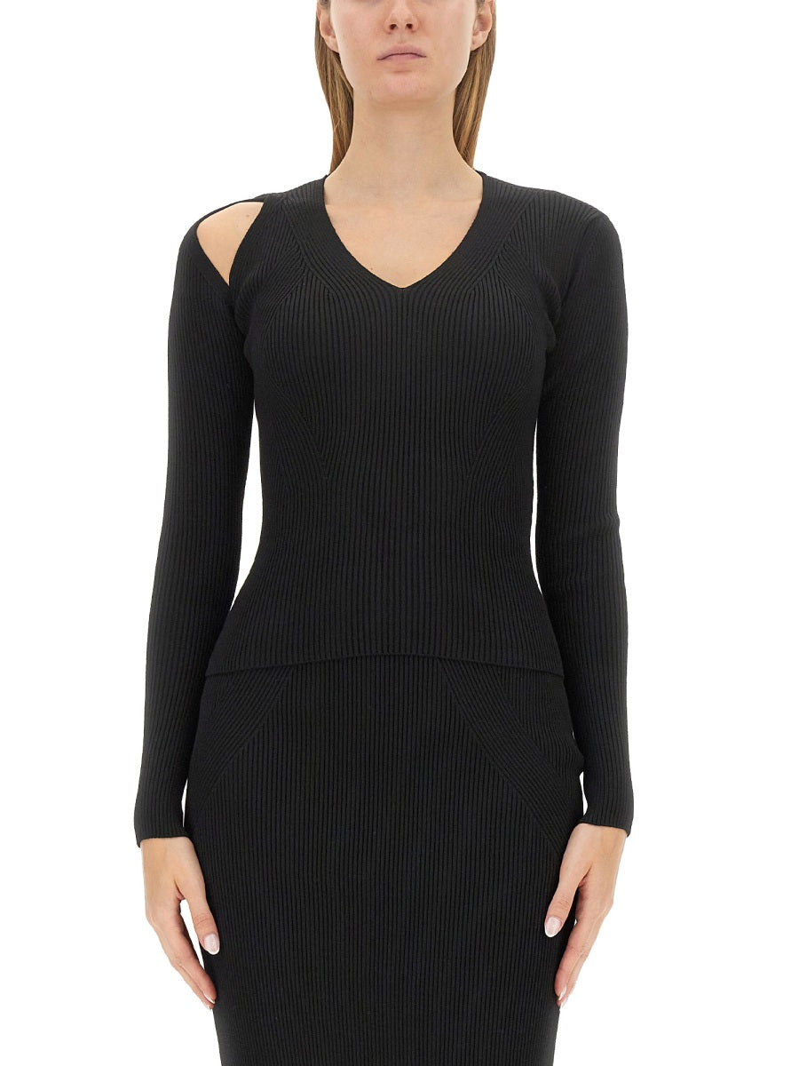 Alexander Mcqueen Women Shirt Cut Out