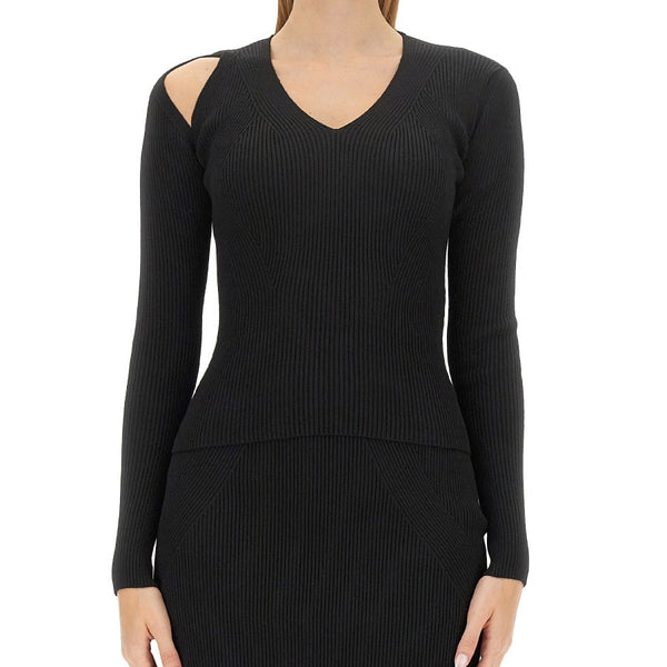 Alexander Mcqueen Women Shirt Cut Out