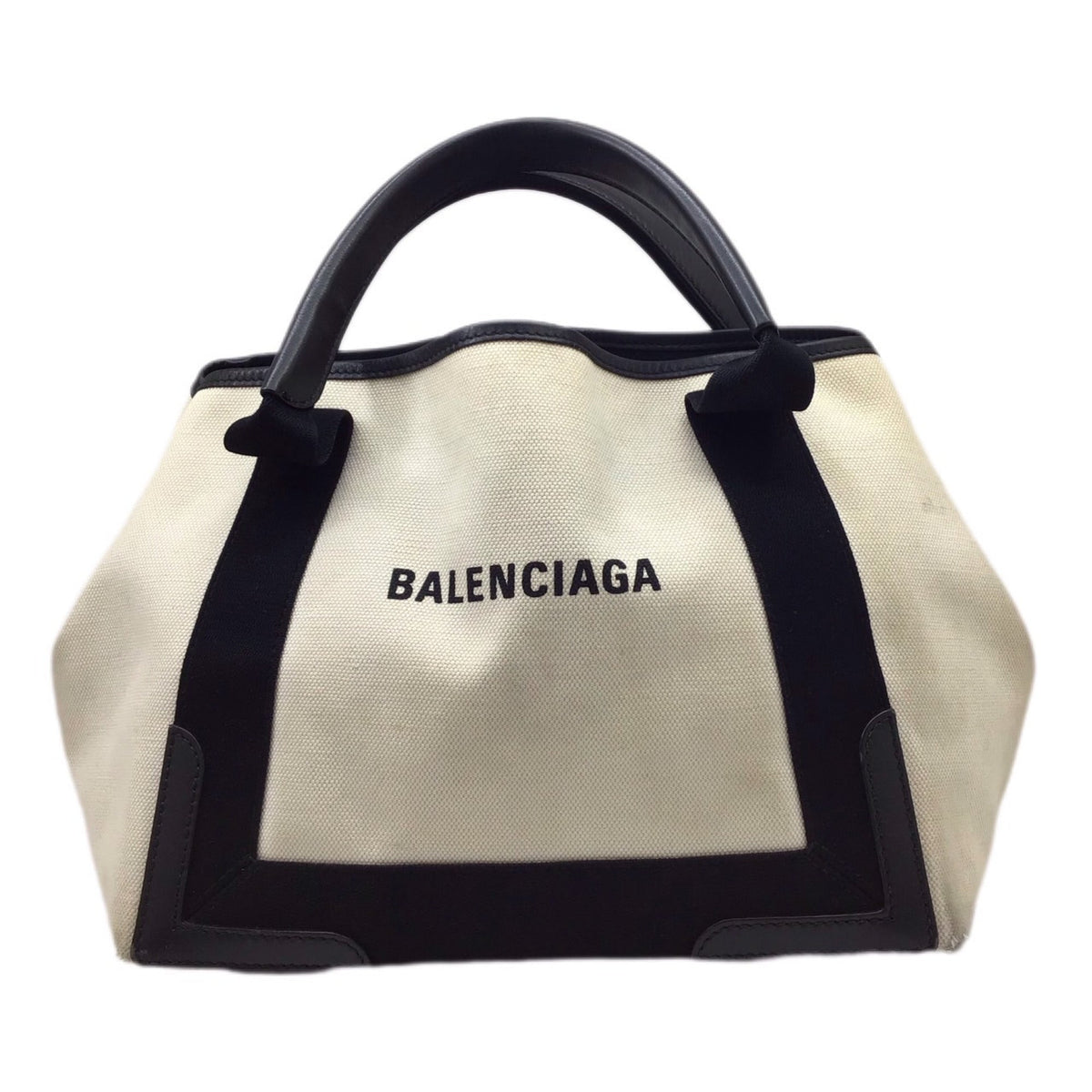 balenciaga Navy Cabas Handbag