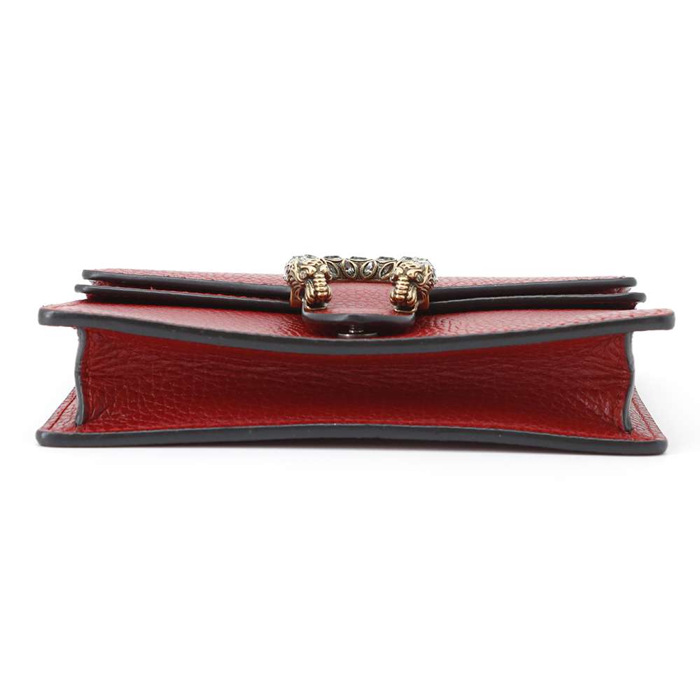 GUCCI Dionysus ChainShoulder Bag Red 476432 Leather