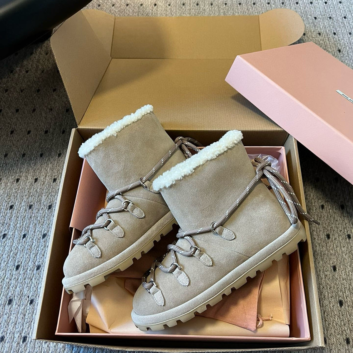 MIU M BOOTS