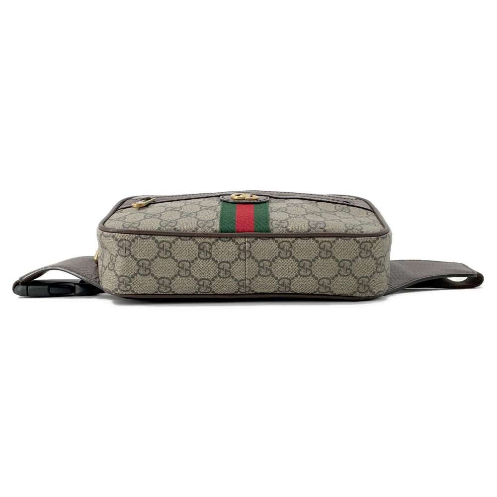 GUCCI Ophidia Crossbody Bag Beige 574796 PVC