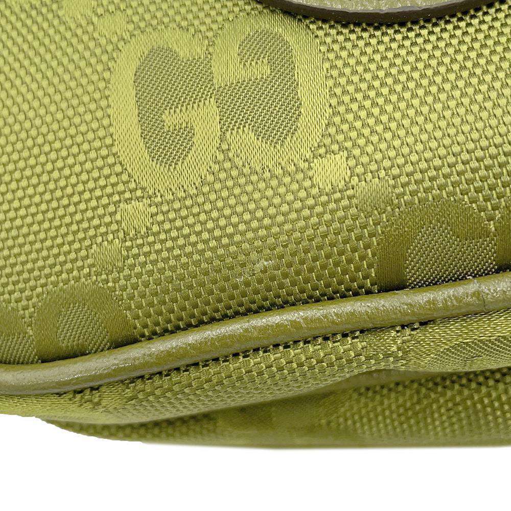 GUCCI GG Canvas Off the Grid 2way Shoulder Bag Green 625850 GGNylon Leather
