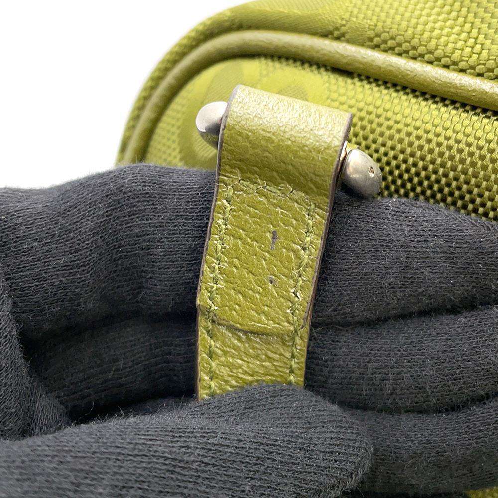GUCCI GG Canvas Off the Grid 2way Shoulder Bag Green 625850 GGNylon Leather