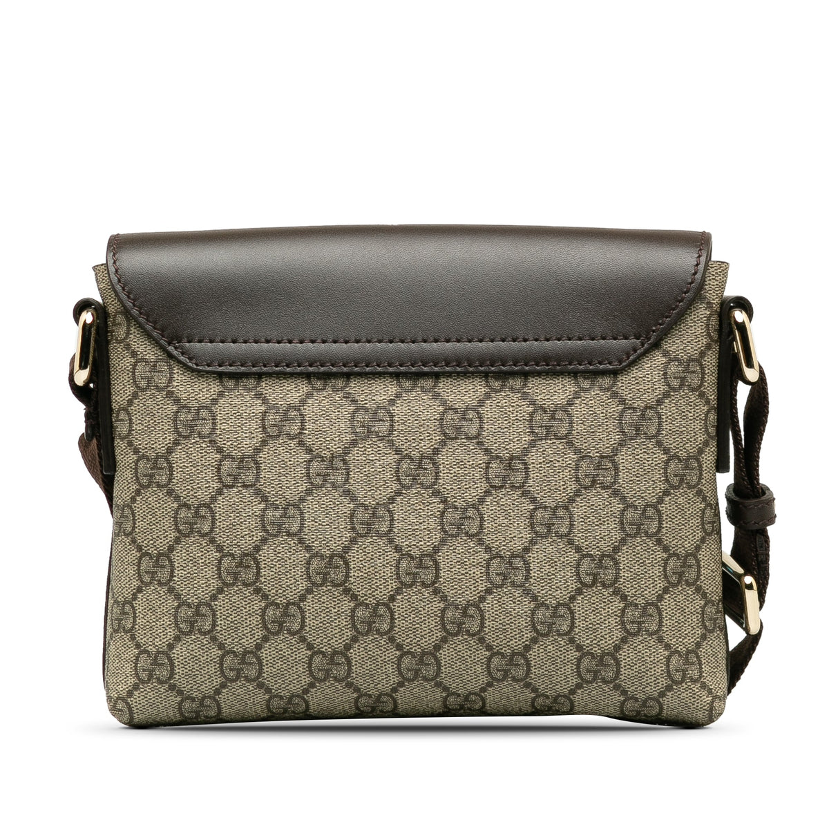 GUCCI GG Supreme Flap Messenger Bag