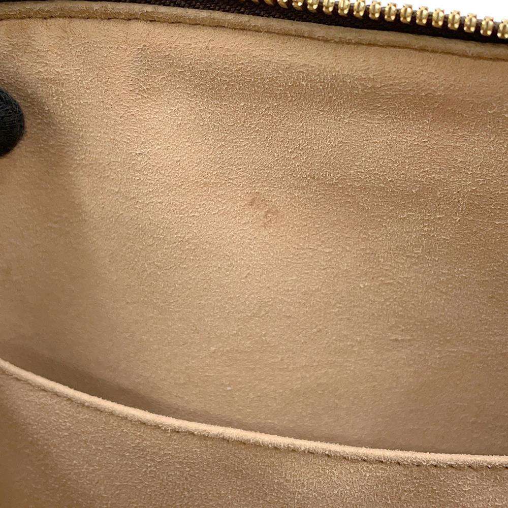 GUCCI Ophidia GGMedium Top Handle Bag Beige/Brown 524532 GG SupremeCanvas Leather
