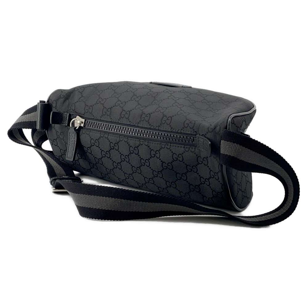 GUCCI Waist Bag Black 449182 Nylon