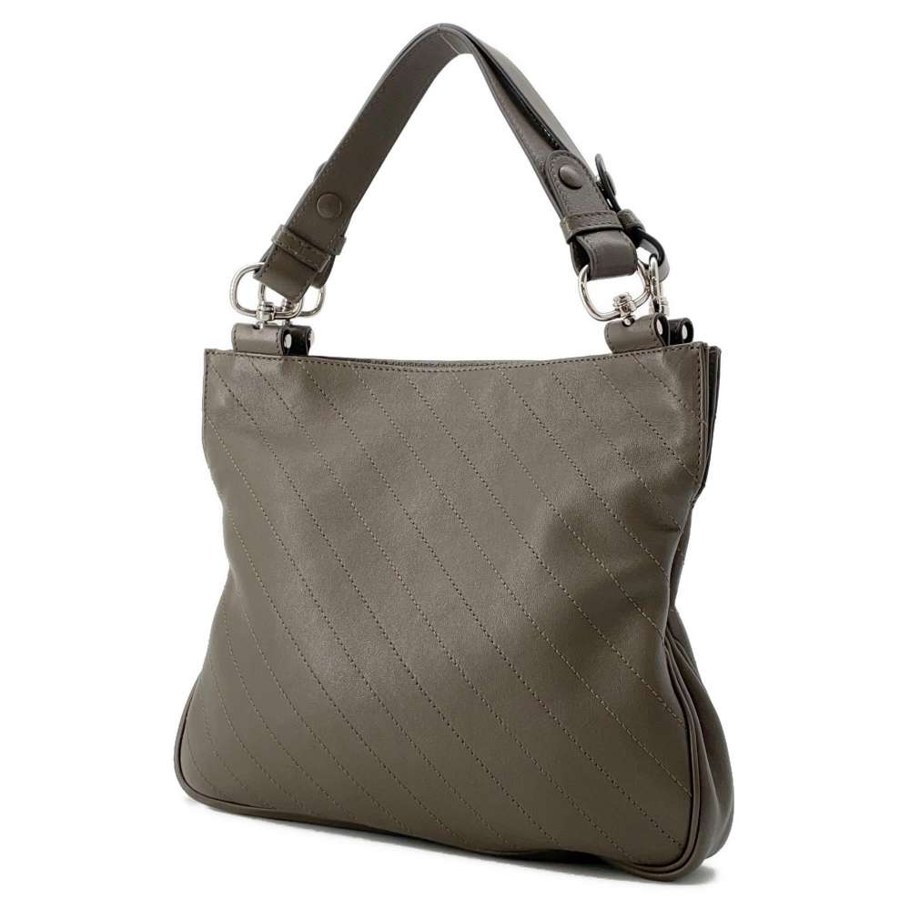 GUCCI Tote Bag Khaki 751518 Leather