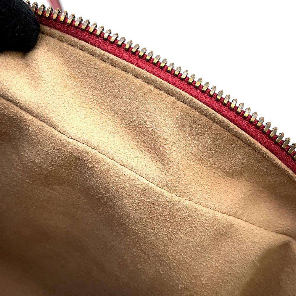 GUCCI GG Marmont Shoulder Bag Red 447632 Leather