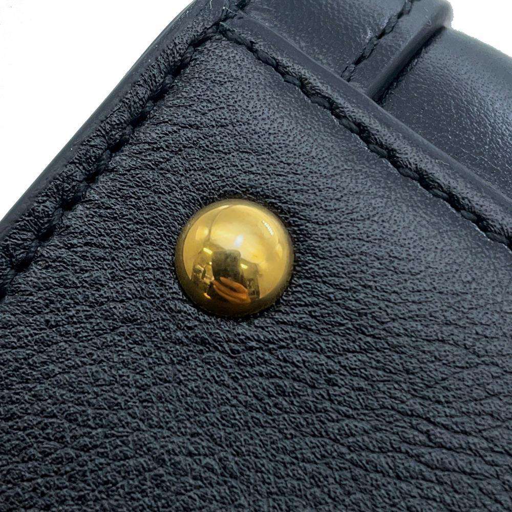 GUCCI Diana Bamboo Handle 2wayHandbag Black 660195 Leather Size Small