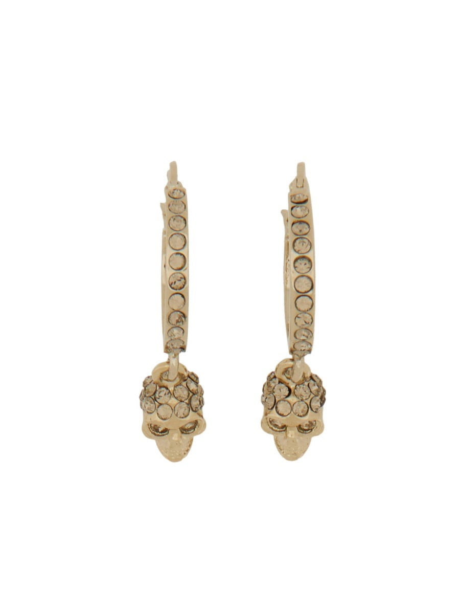 Alexander Mcqueen Women Orecchini A Cerchio Skull