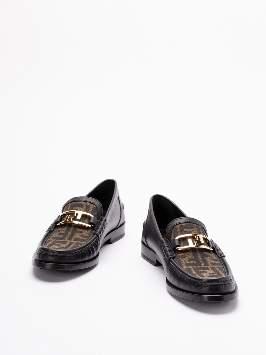 Fendi Men `Fendi O`Lock` Loafers