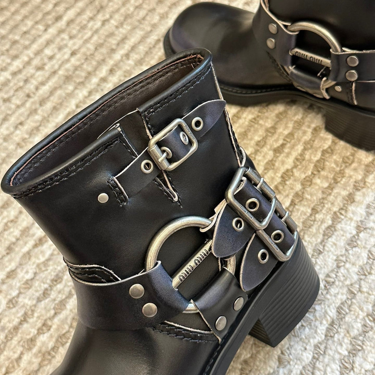 MIU M BOOTS