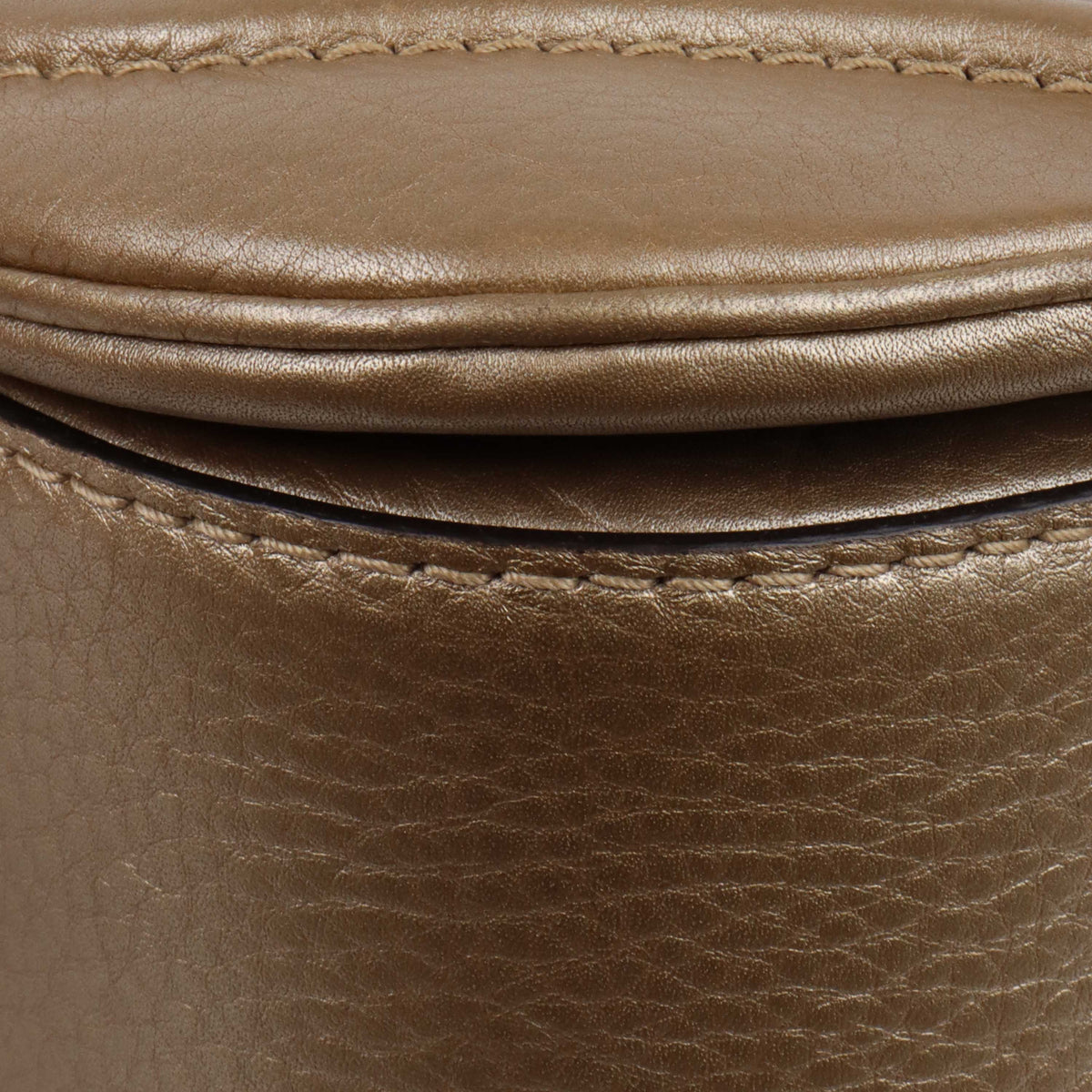 Gucci Gold with Bamboo Handle Small 1947 Bag.