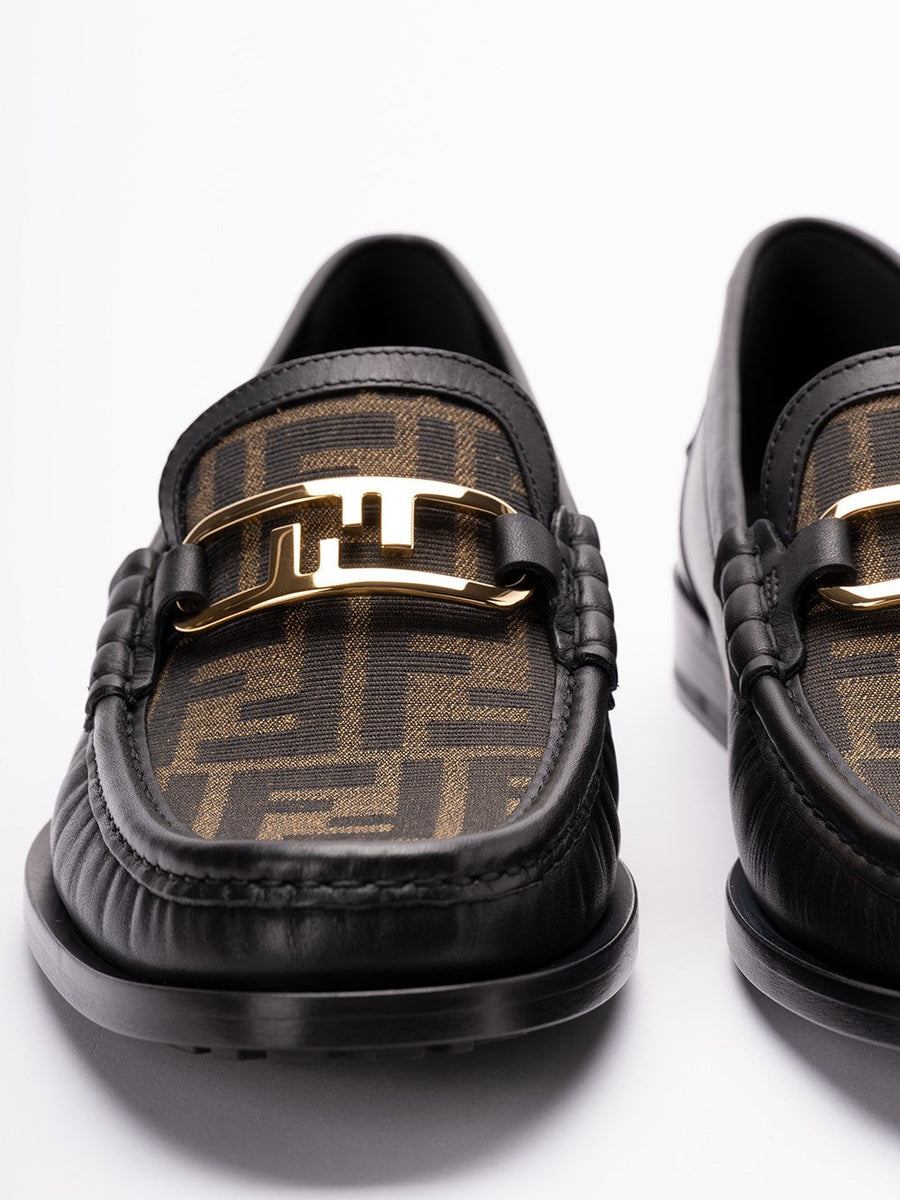 Fendi Men `Fendi O`Lock` Loafers