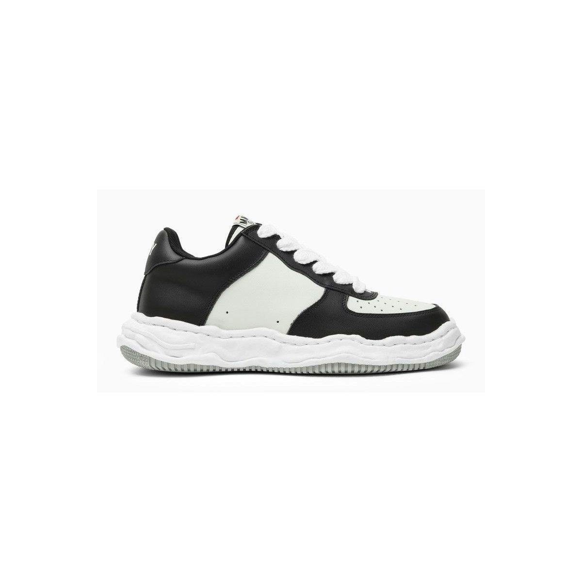 LOW WAINE OG WHITE/BLACK LEATHER TRAINER