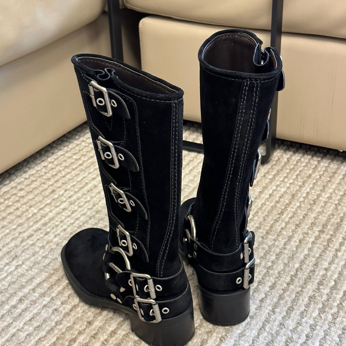 MIU M BOOTS