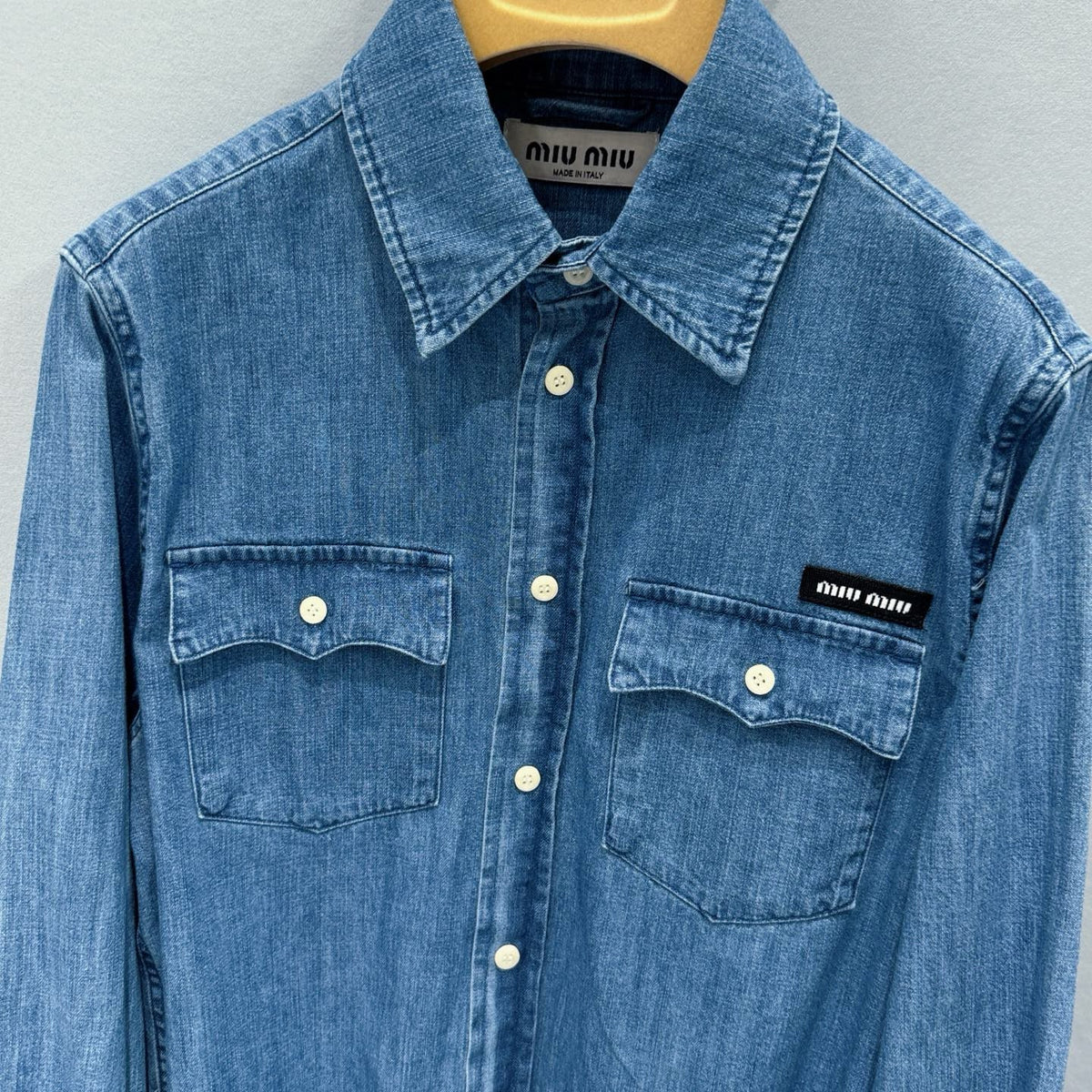 MIU M DENIM SHIRT