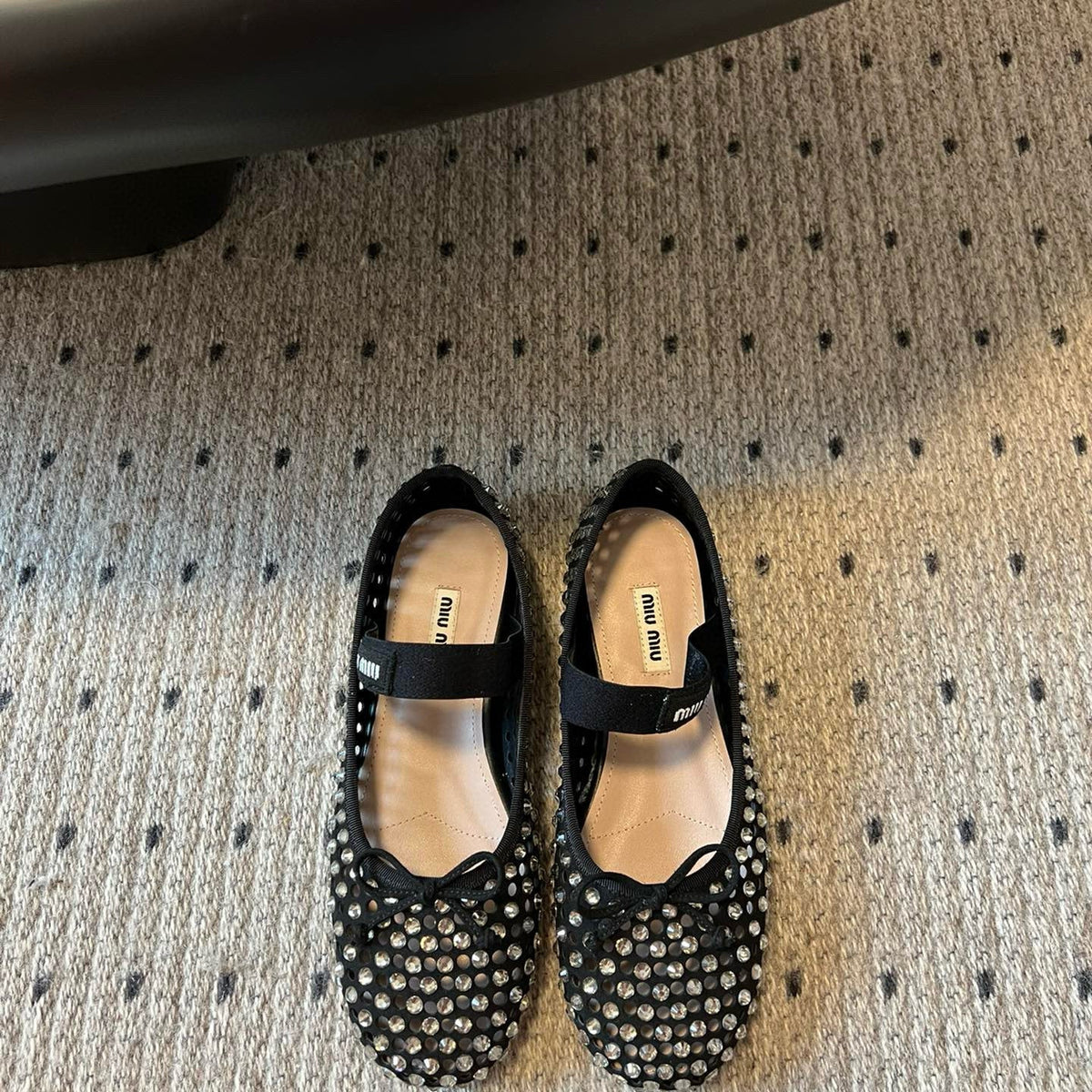 MIU M BALLET FLATS