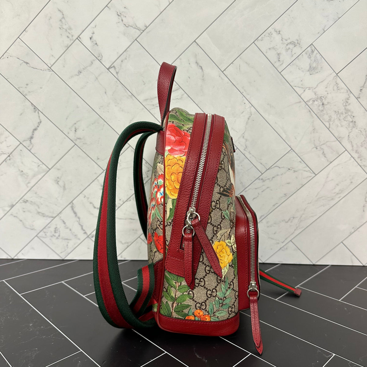 Gucci GG Supreme Coated Canvas Small Backpack
