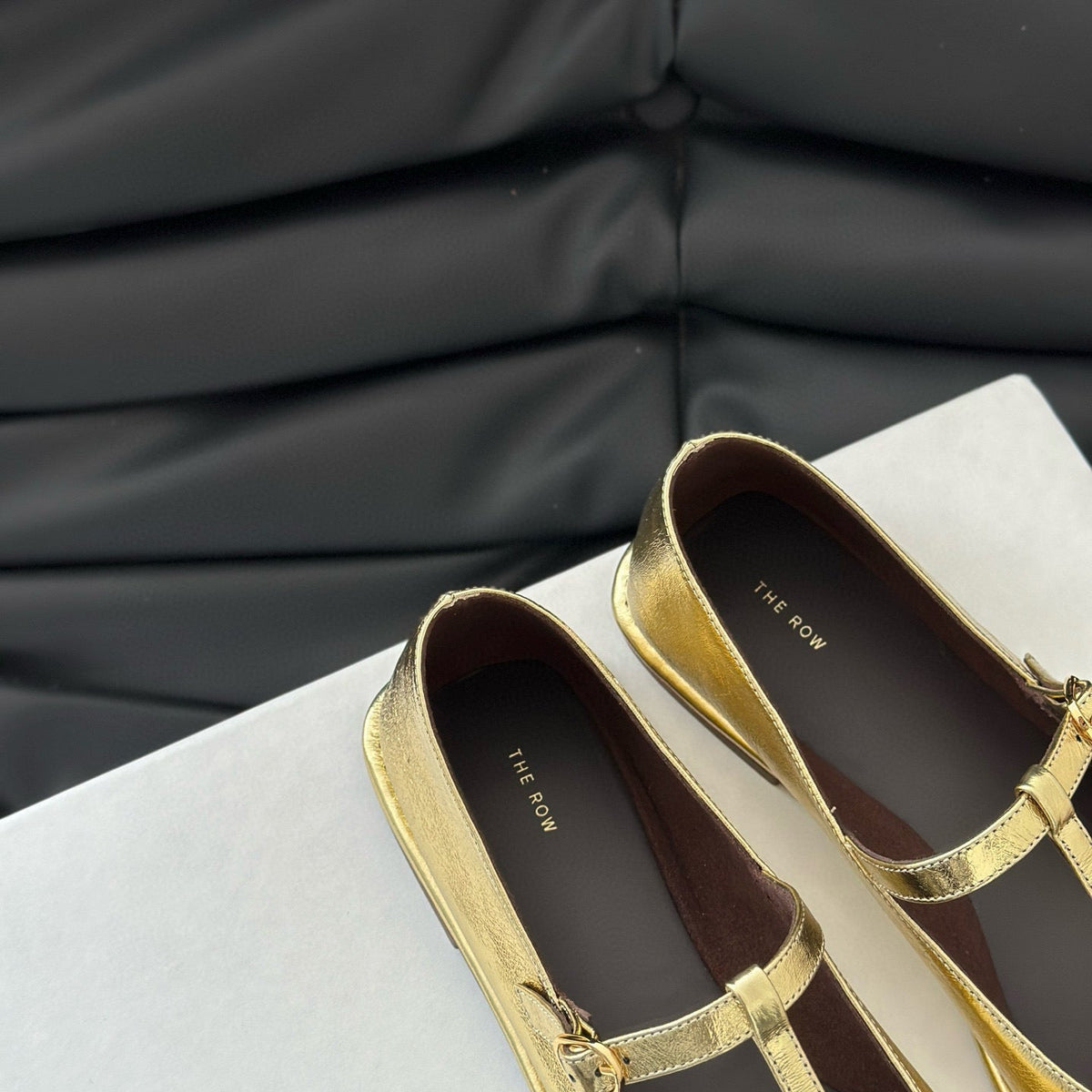 THE ROW T STRAP FLATS