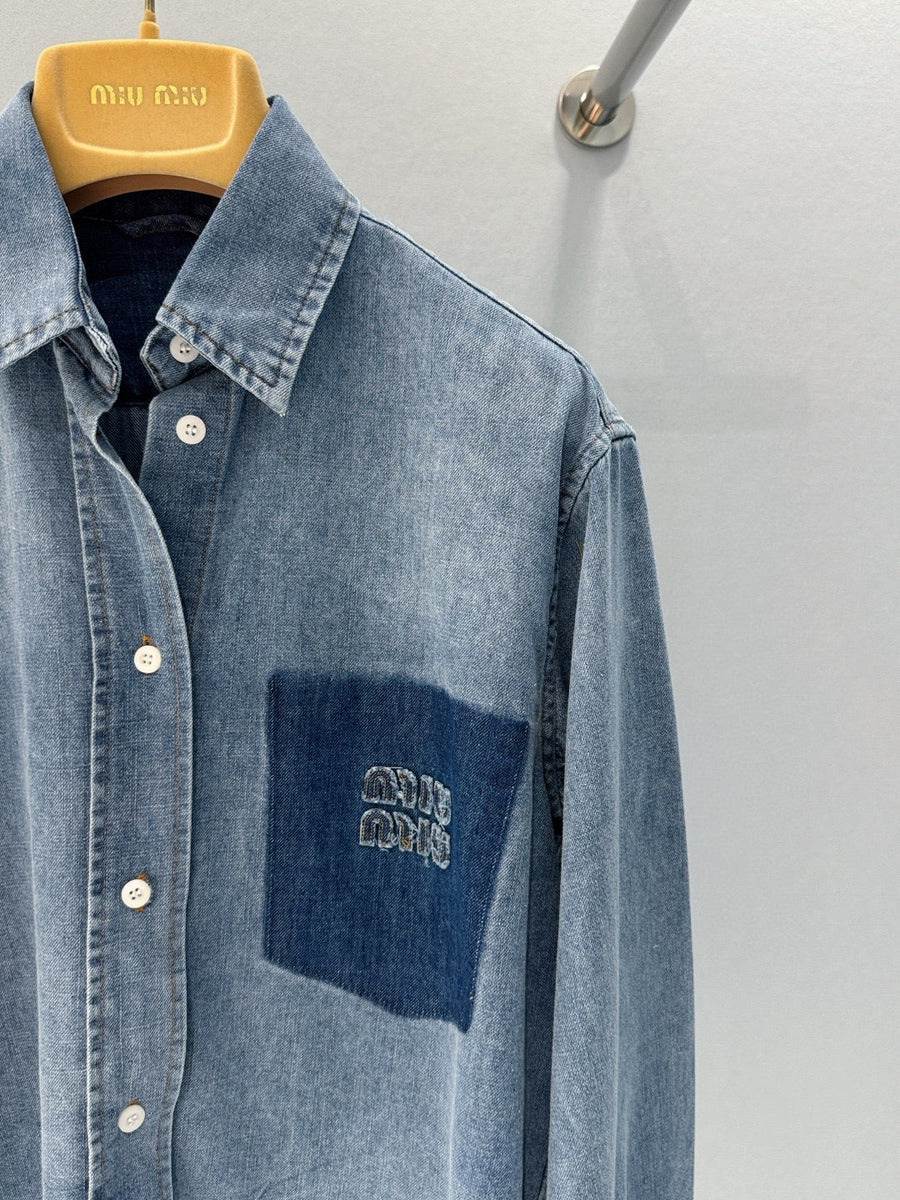 MIU M DENIM SHIRT