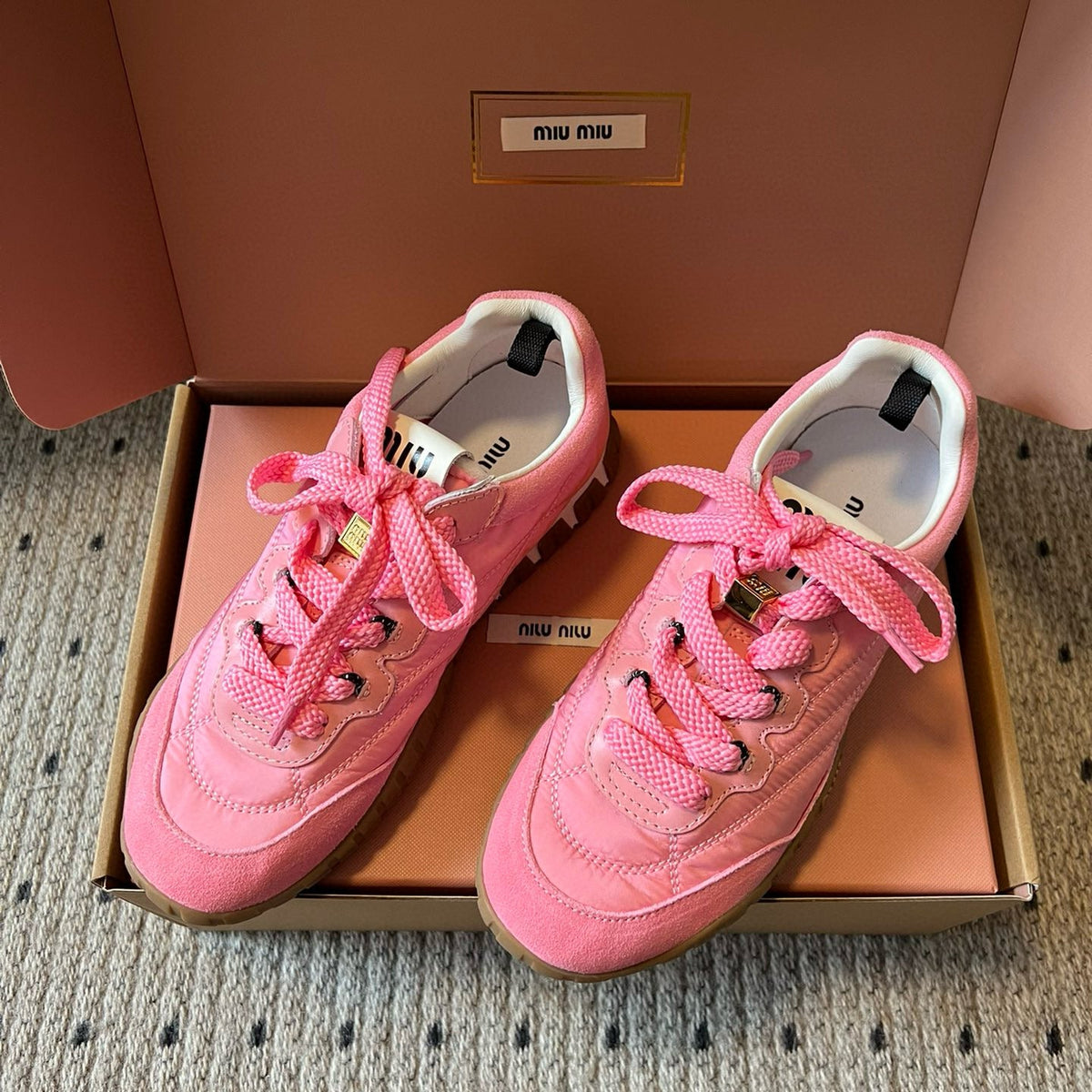 MIU M TYRE SNEAKERS