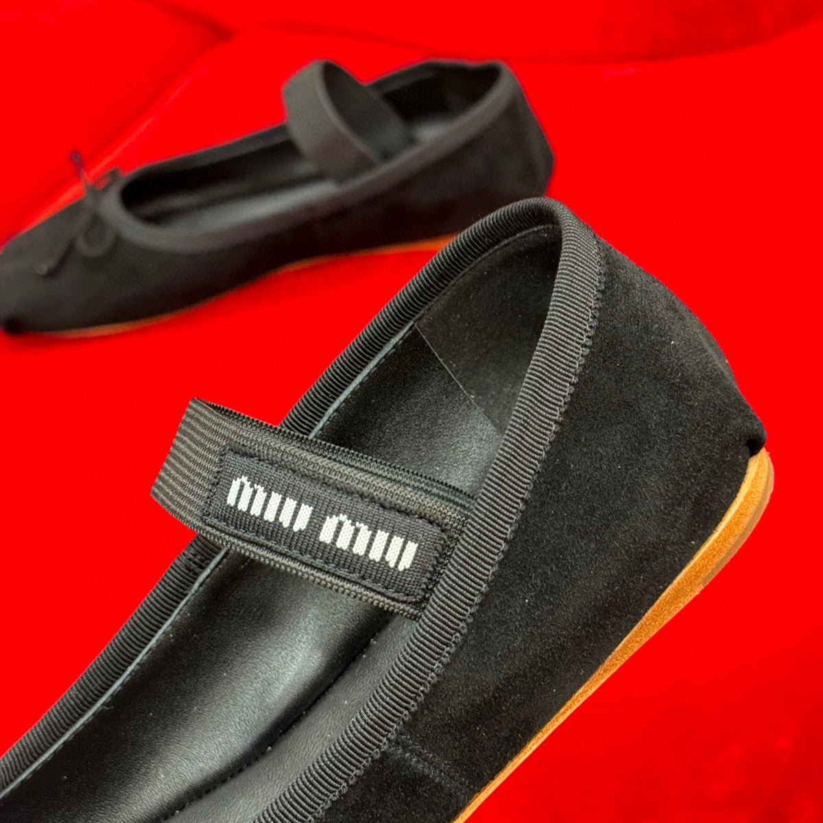MIU M BALLERINA FLATS