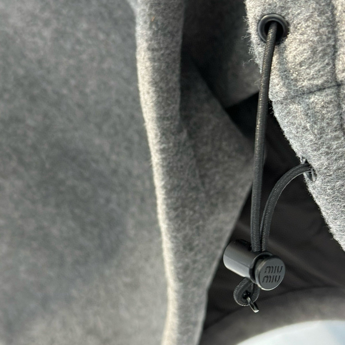 MIU M FLEECE VEST
