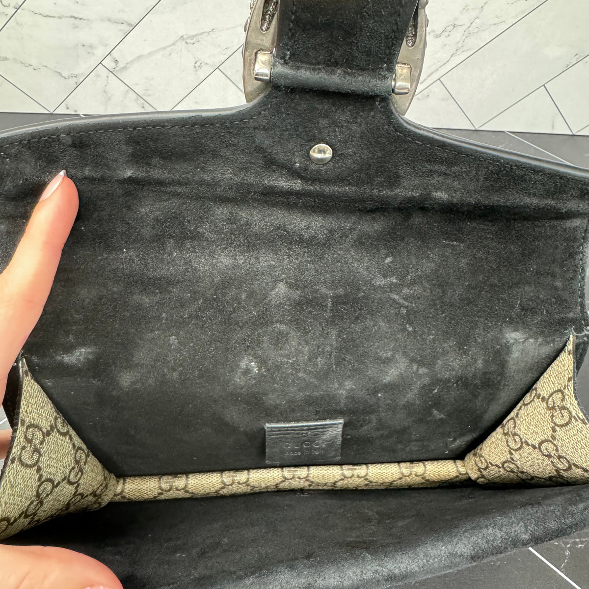 Gucci GG Black Small Dionysus Chain Crossbody Bag