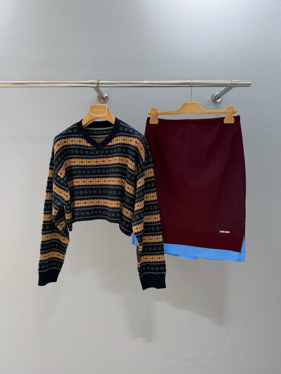 MIU M CROP JUMPER
