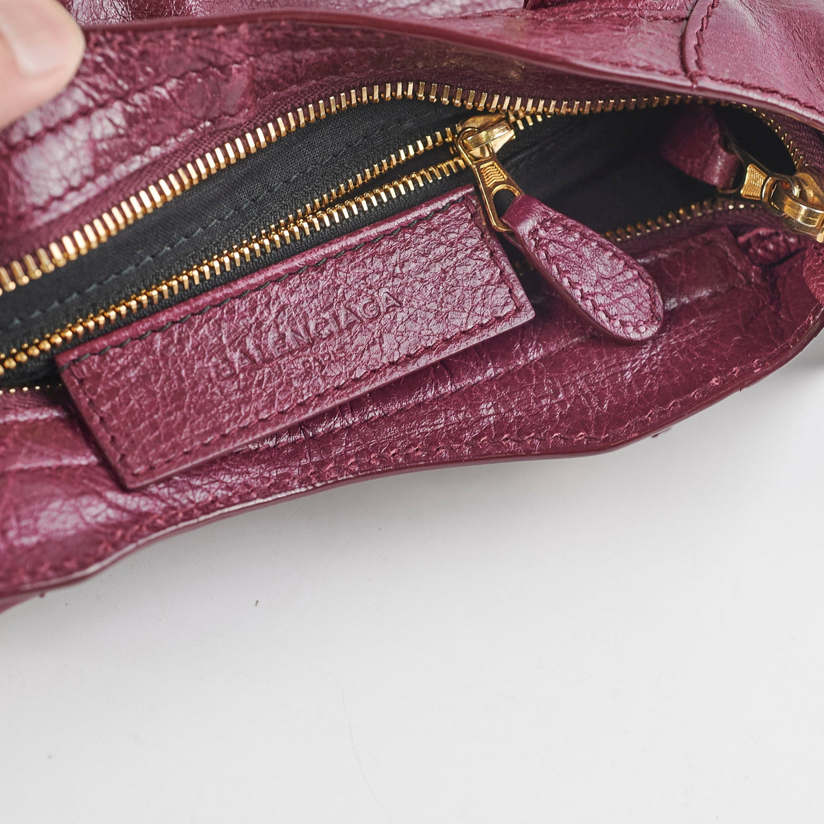 balenciaga City Mini Burgundy
