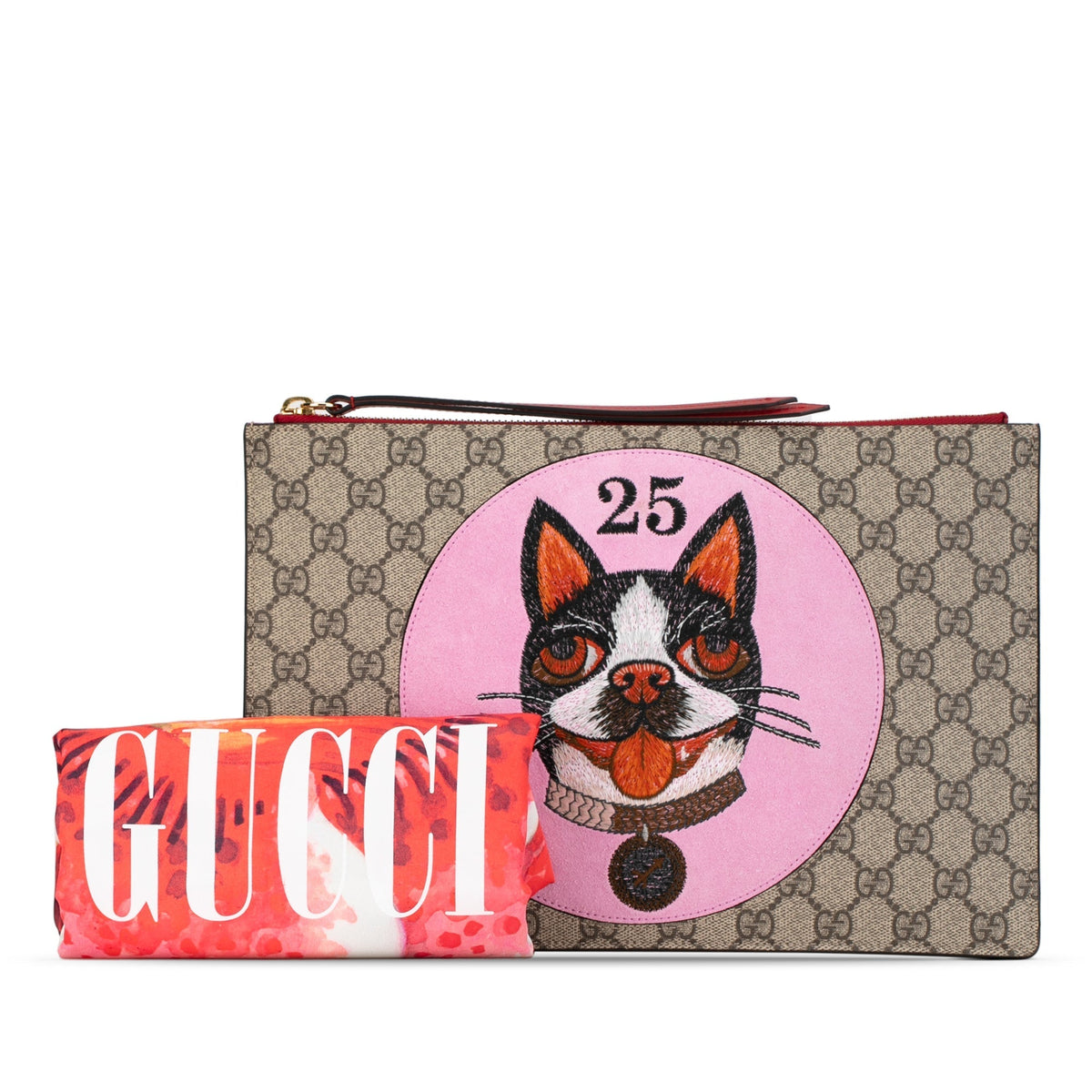 GUCCI GG Supreme Bosco Clutch Clutch Bag