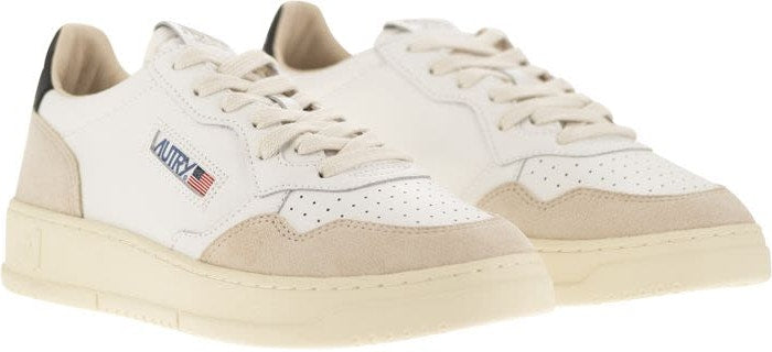 MEDALIST LOW - LEATHER AND SUEDE SNEAKERS